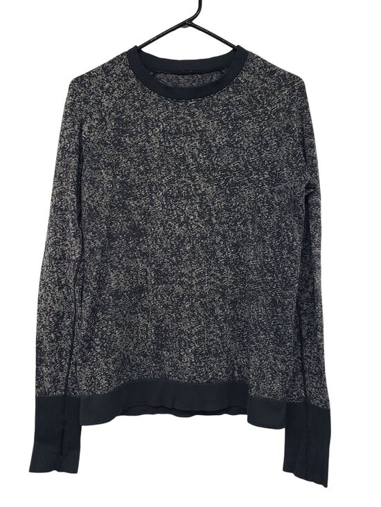 lululemon athletica Tops - Lululemon Rest Less Pullover Long Sleeve Top Shirt Thumb Holes Base Layer Black